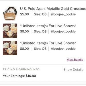 Bundle For Cookie From Live Show